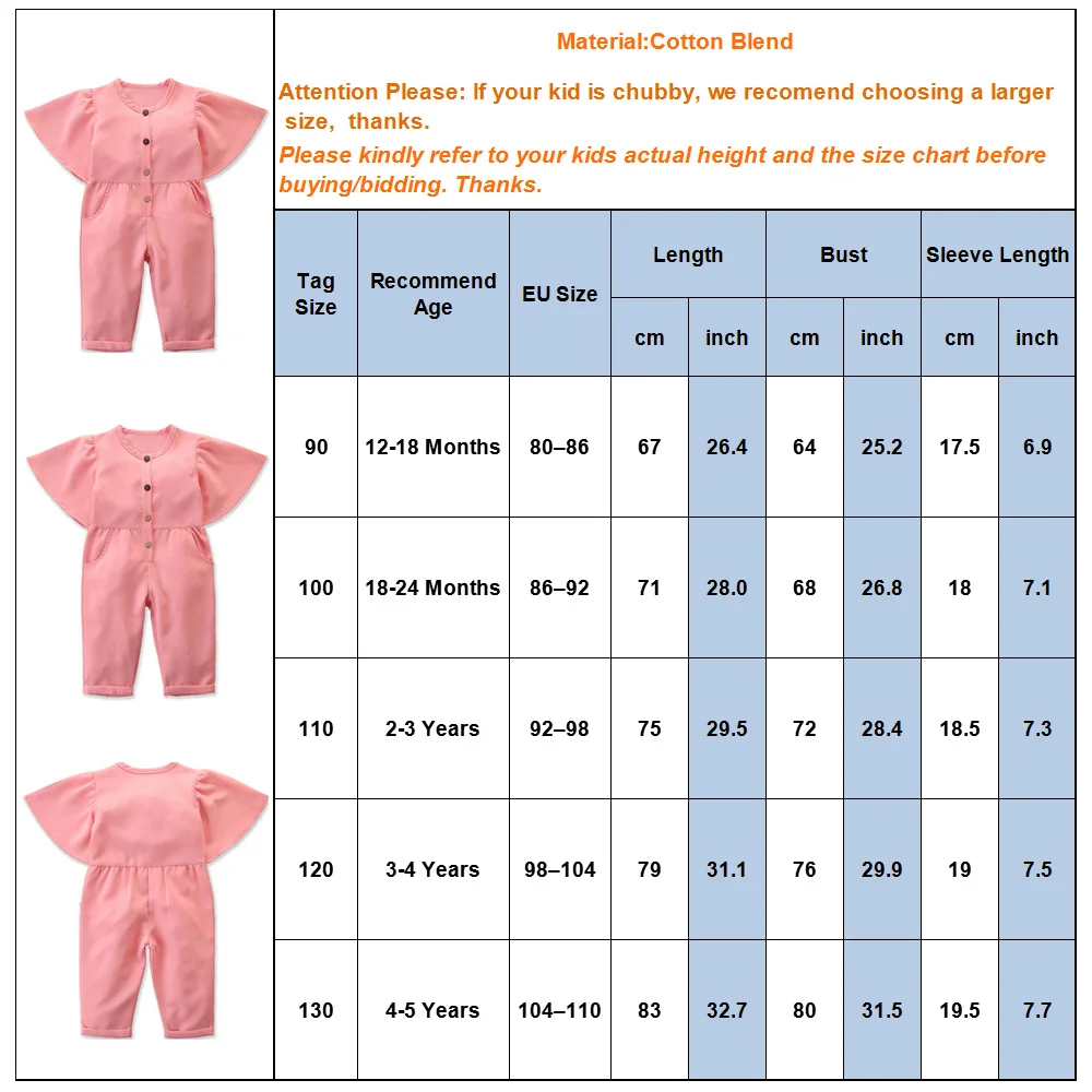 Теплый комбинезон для девочек; милый розовый Повседневный Детский комбинезон для девочек; коллекция года; детская одежда с рукавами «летучая мышь» и карманами для девочек; D30