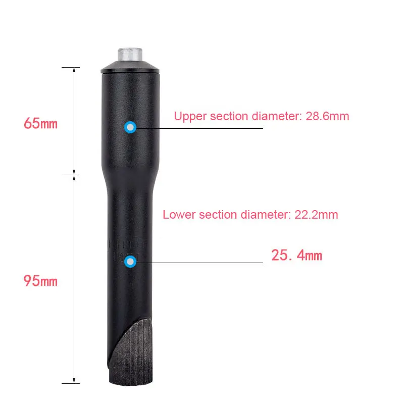 Bike Stem Aluminum Alloy Outdoor Handlebar Fork Stem Black Bicycle Parts Bicycle Front Fork Cycling Tools Adjustable Handle