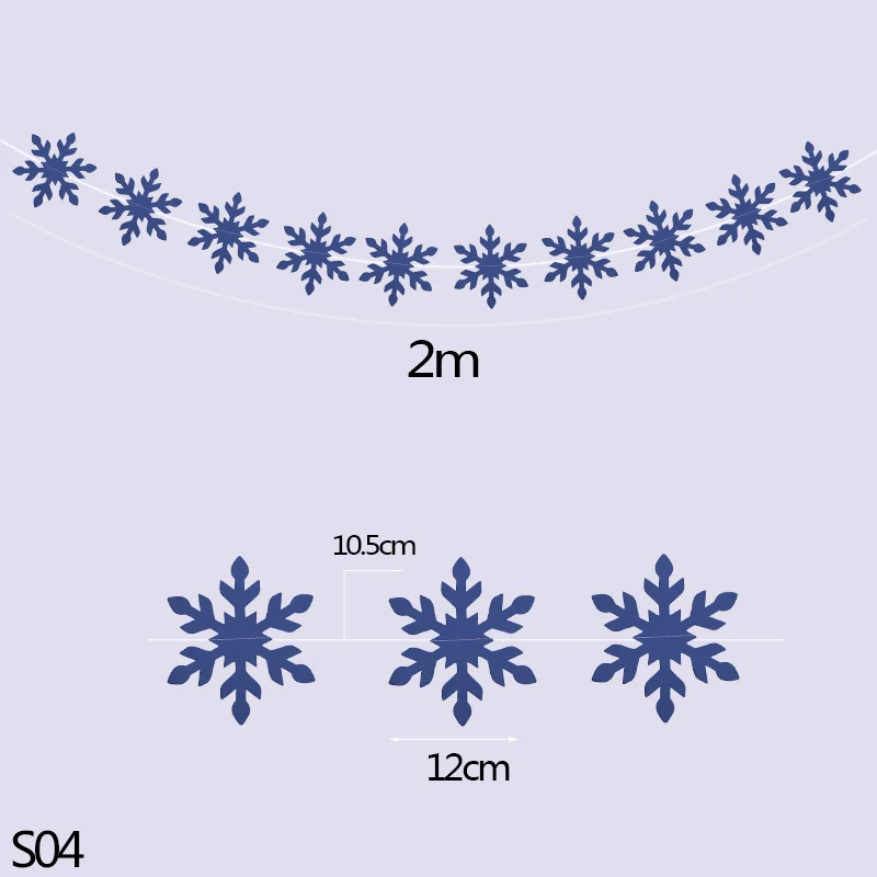 6 шт./компл. 10 см цвета: золотистый, серебристый искусственная Снежинка баннер DIY Бумага гирлянда Xmas Tree висящий кулон для рождественской вечеринки украшения дома - Цвет: S04