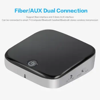 

BTI-029 2 in 1 Bluetooth Adapter 3.5mm Jack AUX SPDIF Audio Receiver Transmitter Support for A2DP and AVRCP Protocol