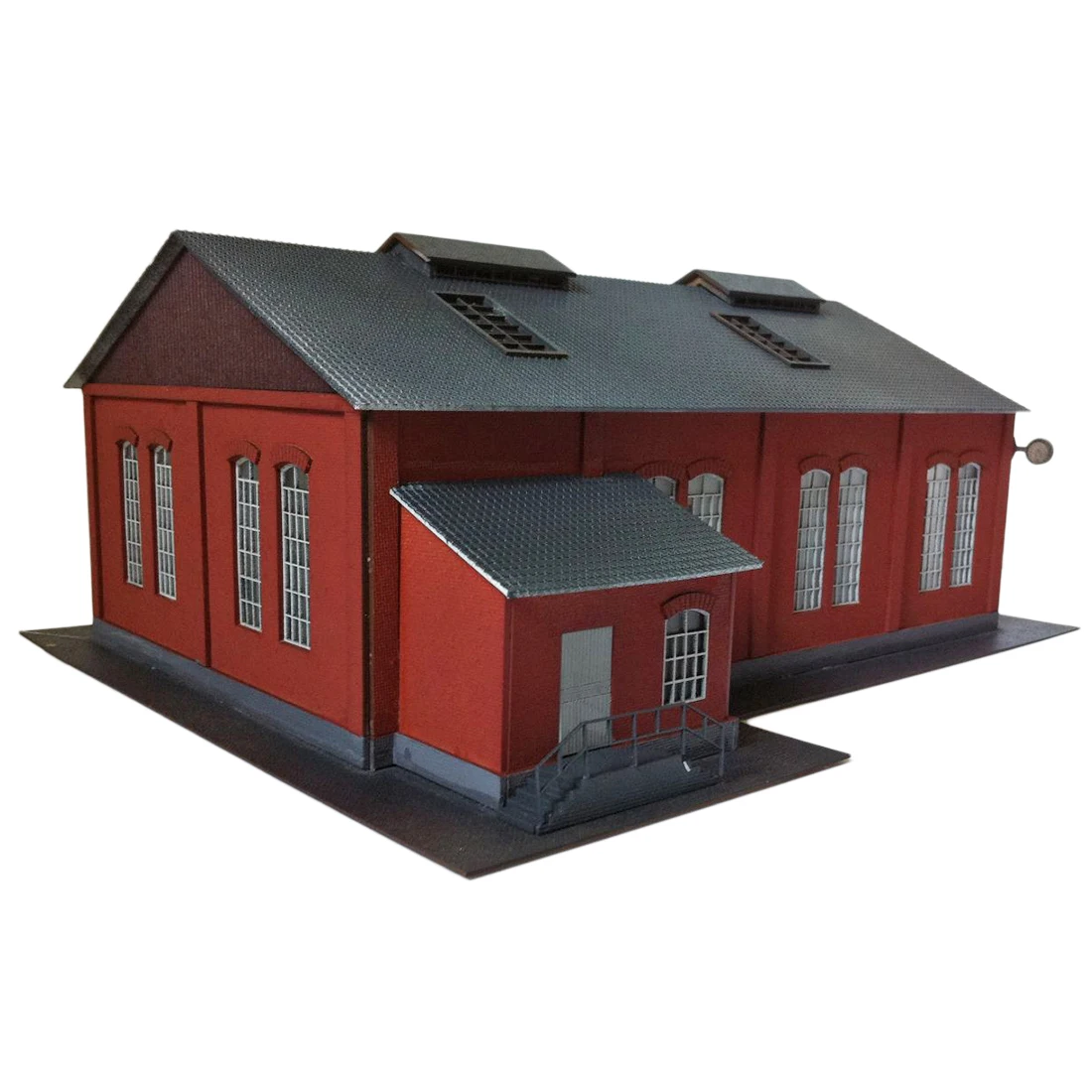  1:87 HO Scale Locomotive Garage Sand Table Scene Decorations