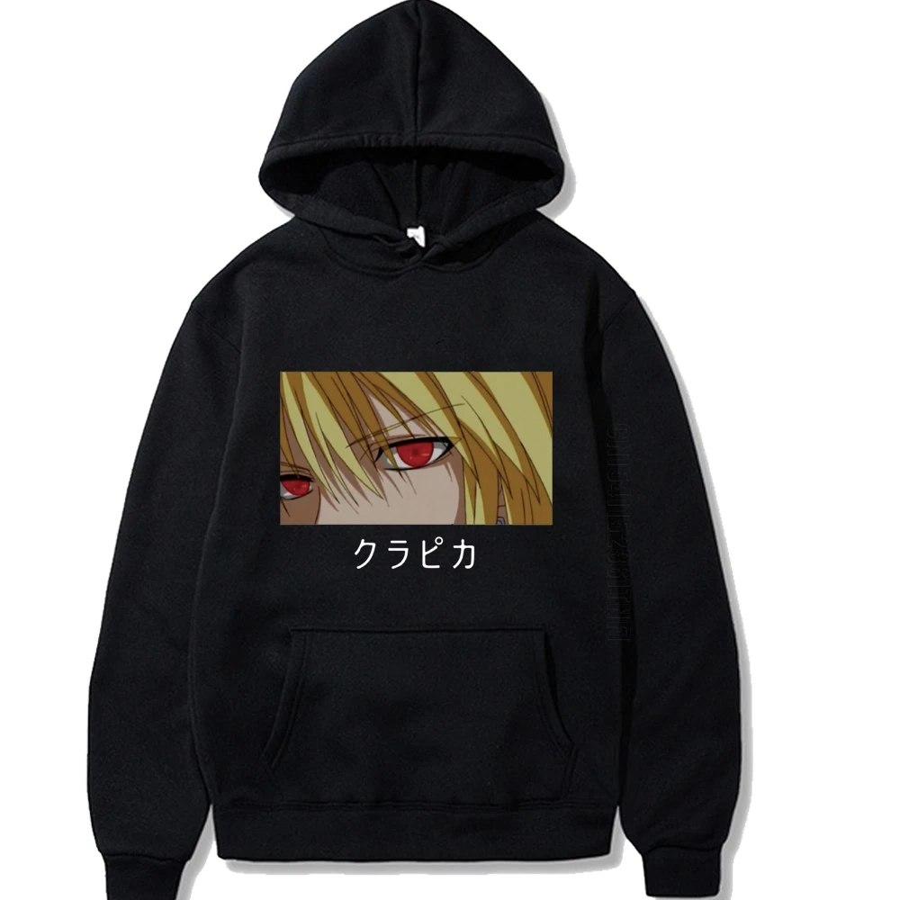 

Hunter X Hunter Kurapika Yes Hoodies Harajuku Anime Cosplay Pullover Men Women Loose Daily Casual Hoodies