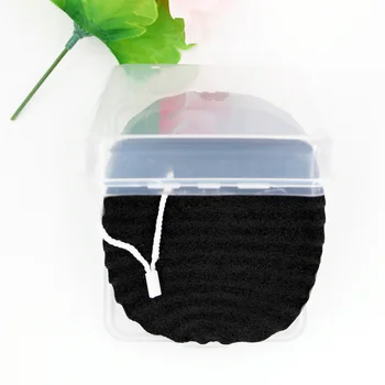 

2Pcs Cleansing Sponge Safe High Quality Soft Bamboo Charcoal Puff Makeup Removal Puff Face Cleansing Sponge for Face Woman