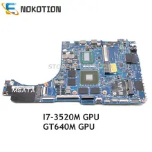 NOKOTION МБ CN-08RKPN 8 rkpn для Dell XPS 15 L521X Материнская плата ноутбука QBL00 LA-7851P SR0MU I7-3520M HM77 GT640M 2GB системная плата