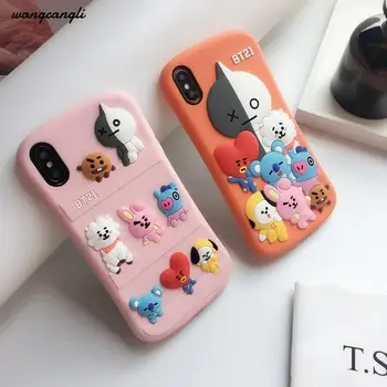 

For iphone case 6 7 8 x xs xr xs max for iphone 11 11 pro 11 pro max case for iphone 6 6s 7 8 plus silicone anti-fall phone case