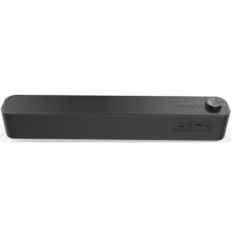 black Портативный Bluetooth 5,0 звуковая панель беспроводной динамик FM радио Мощный сабвуфер белый черный Высокое качество - Цвет: black