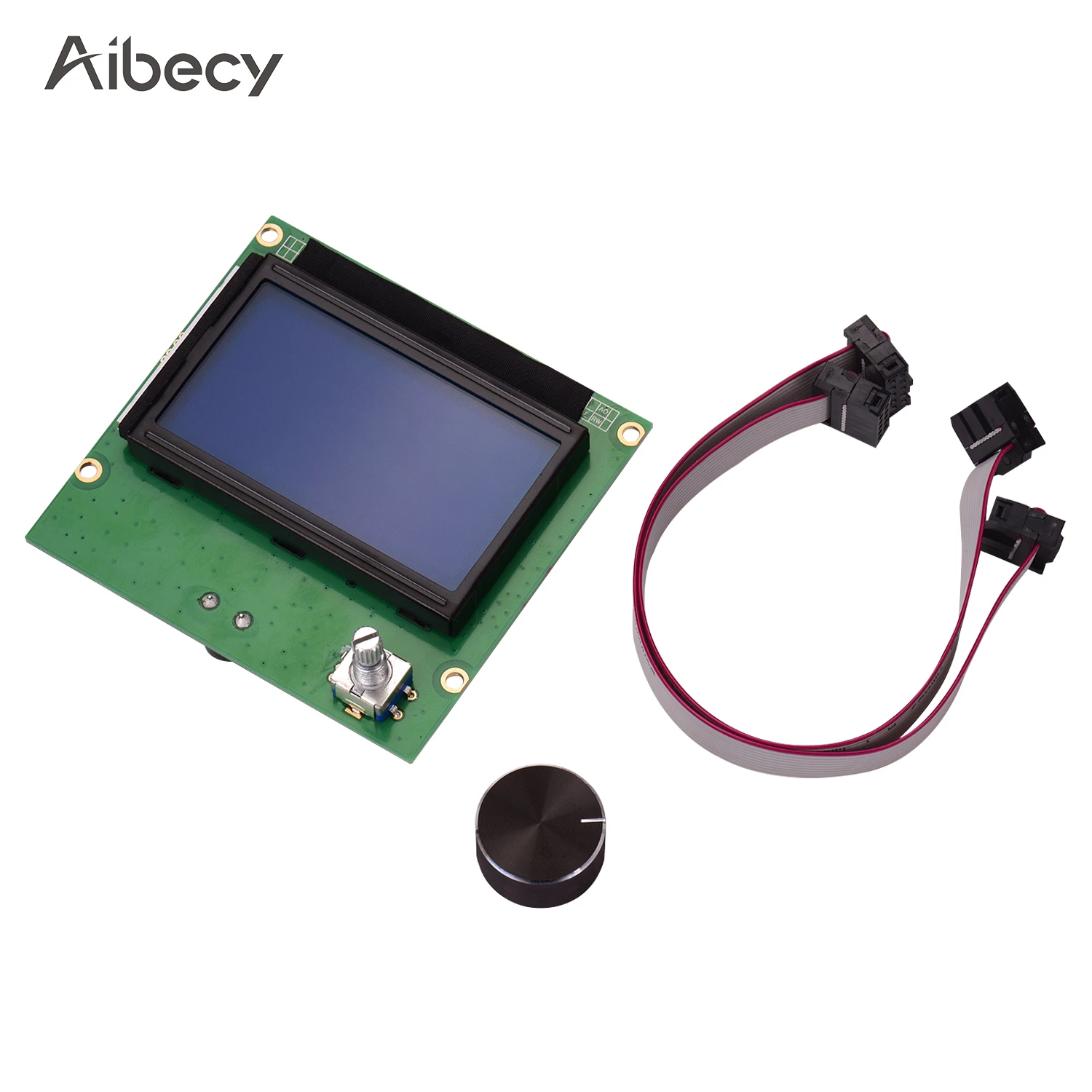 Aibecy 3D-принтеры Запчасти 12864 ЖК-дисплей Экран дисплея с Замена кабеля для Creality CR-10 CR-10S S4 S5 Ender 3 3D-принтеры