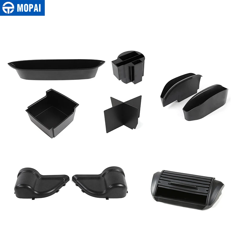MOAPI Stowing Tidying for Jeep Wrangler JK Car Armrest Storage Box Organizer for Jeep Wrangler JK 2011-2017 Car Accessories
