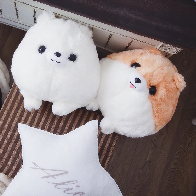 

Small Mushroom Bear Pomeranian Spherical Pillow Creative Women's Birthday Children Gift Doll Plush Toys Doll Dog