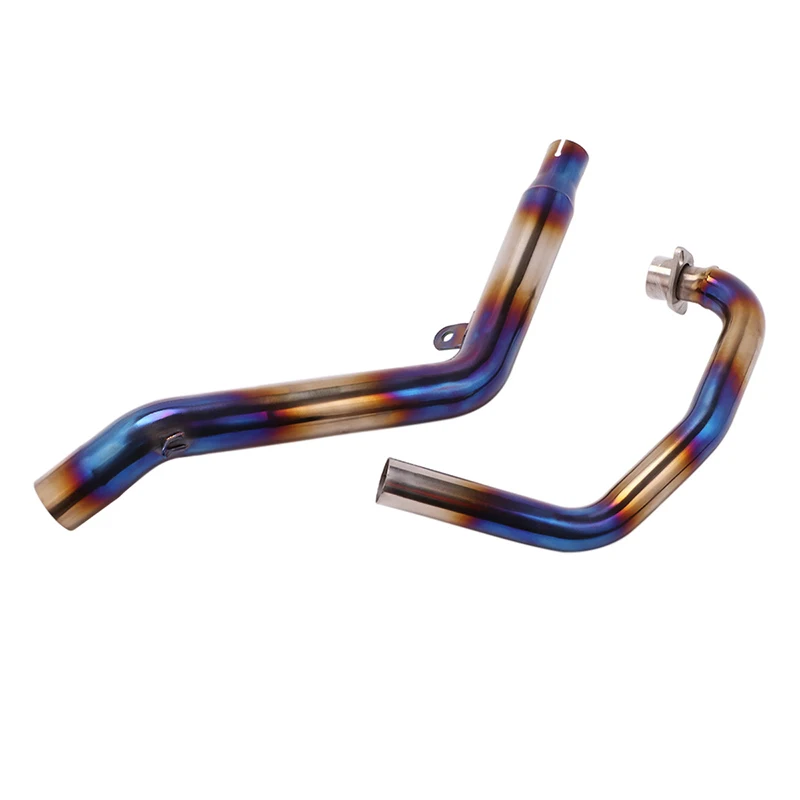 51 мм выхлопная система для Honda CB190R CB190F CB190X мотоциклетный коллектор Mid Link Pipe slip on нержавеющая сталь титановый сплав