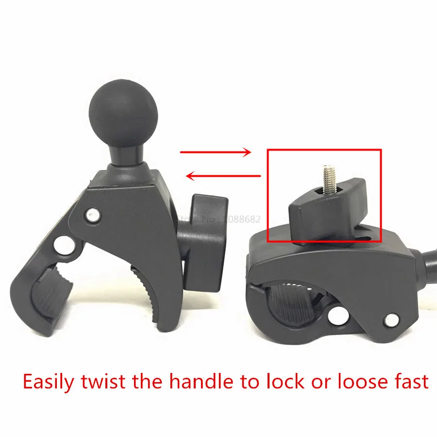 Adaptador De Bola De 1 Pulgada Con Base De Aluminio Y Tornillo 1/4-20 - Compatible Con Brazos RAM Mounts Tamaño B