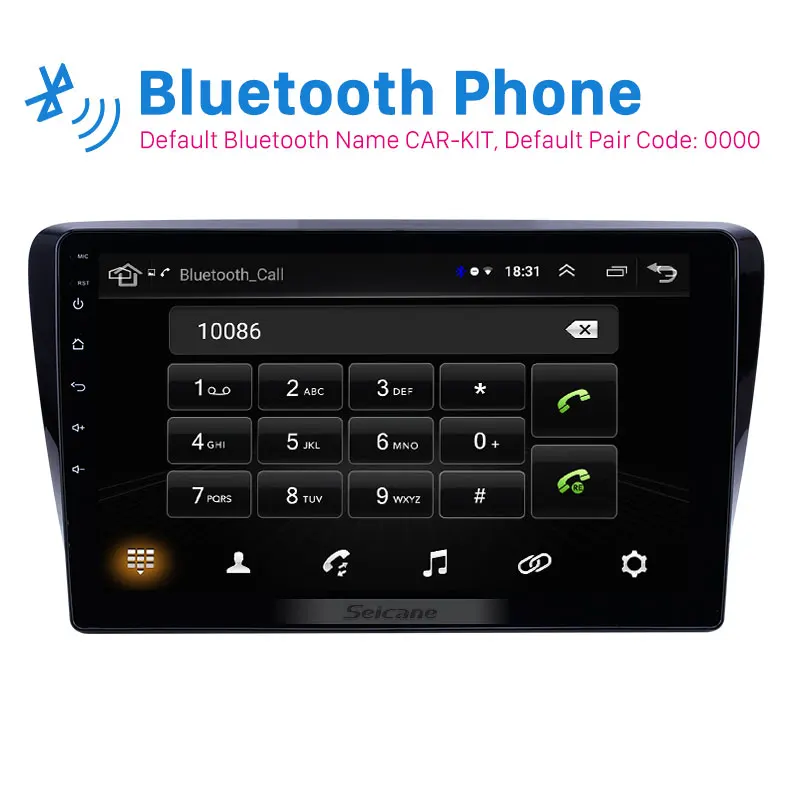 

Seicane 10.1" car GPS Radio Player Android 9.1 for 2017 2018 2019 Venucia M50V With 2.5D screen support Carplay Backup camera