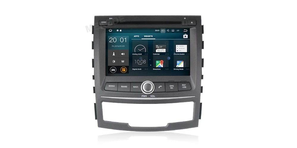 Clearance MEKEDE 1024X600 2Din Octa Core 4G RAM Android 9.0 Car Multimedia Player For SSANGYONG KORANDO 2011-2013 Stereo Radio GPS Navi 12