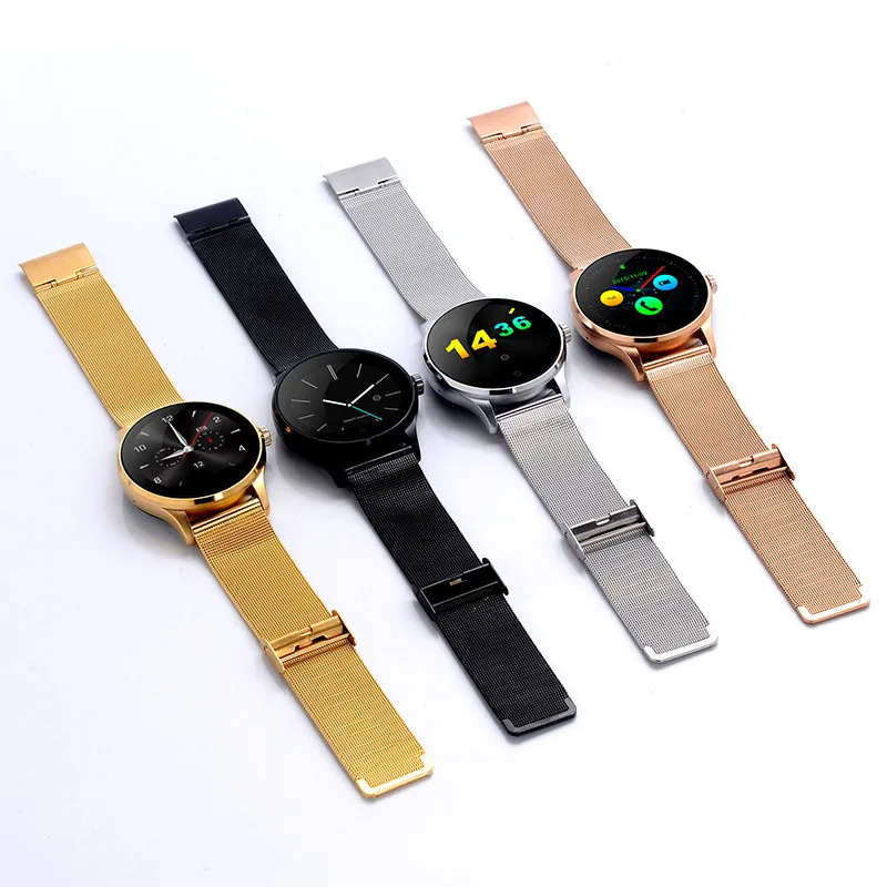 K88H Bluetooth Smartwatch ips HD экран монитор сердечного ритма Удаленная камера Push сообщения для Android ISO MTK2502C Смарт часы