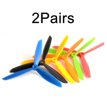 

2Pairs 8045 3 Blades Propeller 8 Inch FC CW CCW Paddle P 4.5Inch 6/9mm Aperture Prop Spare Parts for RC Racing FPV Drone