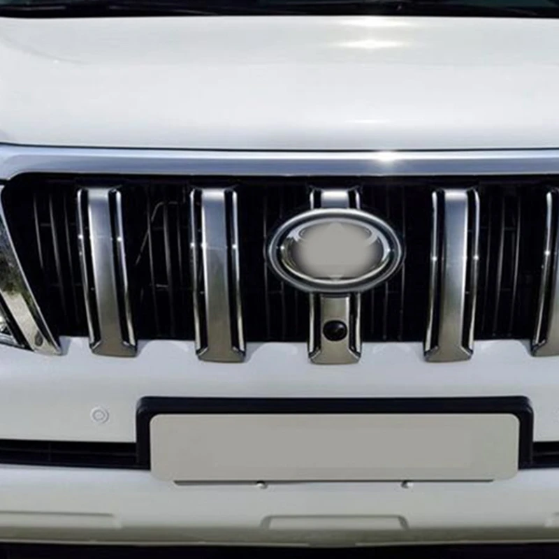 Для Toyota Land Cruiser 150 Prado LC150 FJ150 2014 2015 2016 2017 Передняя решетка Планки Бампер протектор