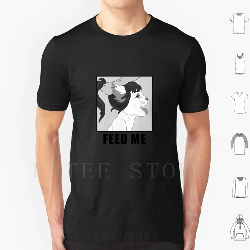 Feed Me T Shirt Cotton Men Diy Print Fur Furry Furry Fandom Halftone Animal  Kittenplay Bdsm Play Date Nsfw Yiff Hentai Manga - T-shirts - AliExpress
