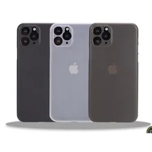 0,3 мм ультра тонкий матовый чехол для iphone 11 Pro MAX X Xr Xs Max матовый пластиковый чехол-накладка для iphone 11 Pro Max Модный чехол