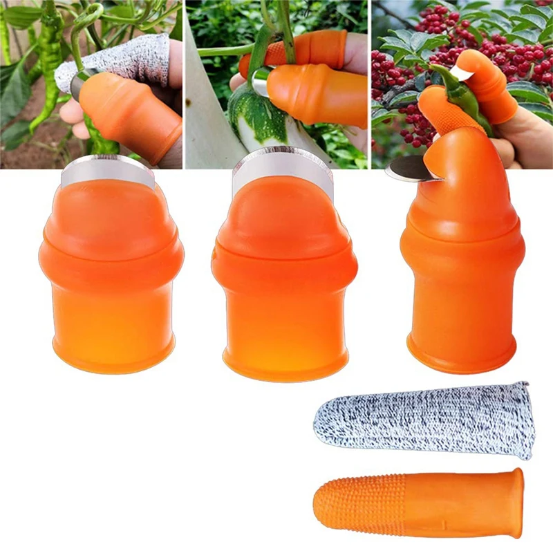 ELEG-Garden силиконовый нож-разделитель для большого пальца, нож для уборки, устройство для выщипывания ножей, резак для большого пальца овощей, Agricultu
