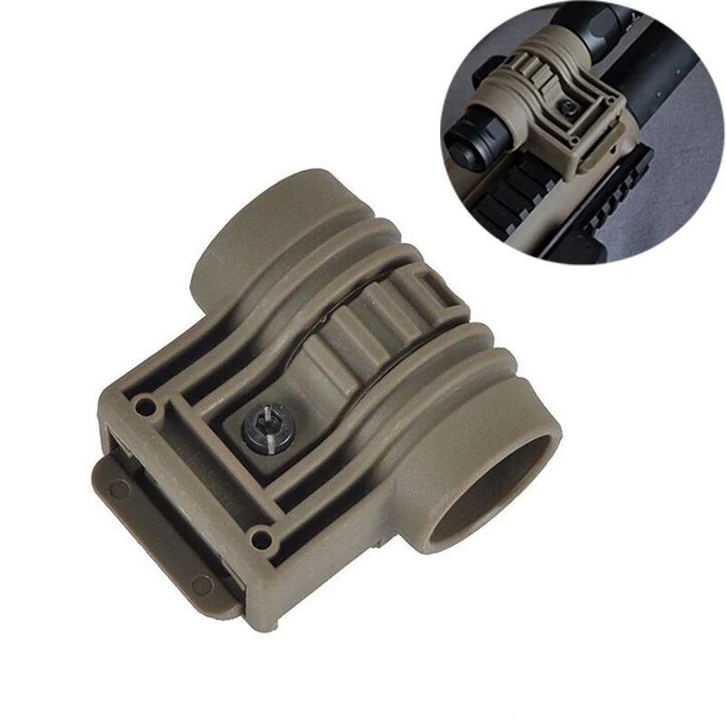 

TOtrait TDI Style Tactical Light Mount Fits 20mm rail Handguard Helmet Picatinny Adapter OT0403