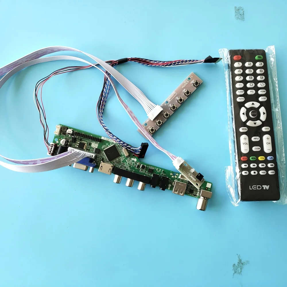 Комплект для B089AW01 V3/V2/V0/V1 ТВ HDMI плата контроллера ЖК-дисплея 1024x600 VGA 40pin