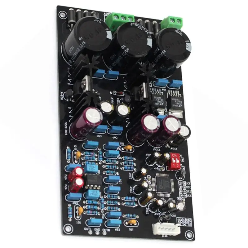 Обновленная версия собранного hifi AK4495EQ SEQ II2S ЦАП Плата Поддержка 32 бит 768K декодер op amp AD827, LT1963-3.3