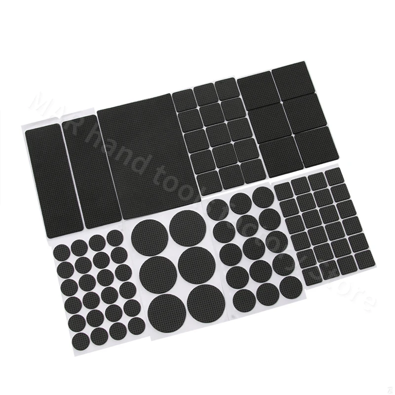 thumbnail image 2 of 6-Pack Square Self-Adhesive Furniture Leg Pads - Black Foam Felt Anti-Slip Mats (45mm X 45mm X 3mm) 2 of 9
