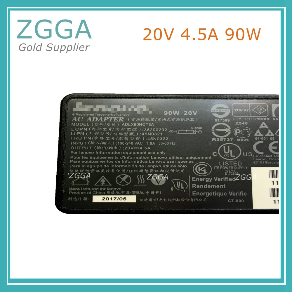 20V 4.5A 90 Вт Lpatop Питание для lenovo ThinPad E531 E540 X1 углерода E431 E440 T460P L440 3 Pin адаптер переменного тока с usb-разъемом Зарядное устройство