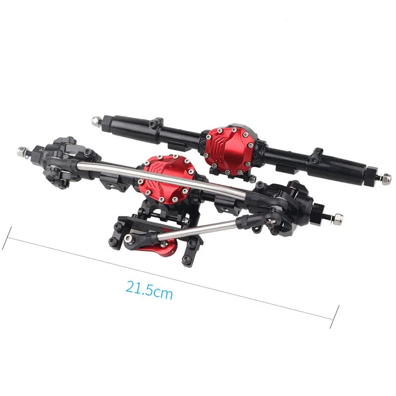 Hilittlekids SCX10 II сплав Передняя Задняя прямая полная ось для 1/10 RC Гусеничный автомобиль осевой SCX10 II 90046 90047 обновленные части