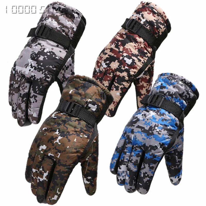

Tactical Military Men Winter Warm Gloves Anti-Slip Waterproof Thermal Heated Gloves Outdoor Hunt Hiking Fishing Ski Snow Gloves