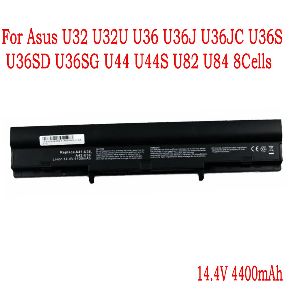 Высокое качество A41-U36 A42-U36 Аккумулятор для ноутбука ASUS U32 U32U U36 U36J U36JC U36S U36SD U36SG U44 U44S U82 U84 8 ячеек