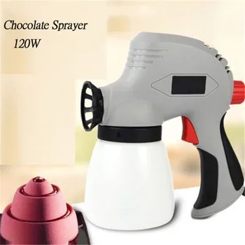 

Chocolate liquid electric Spray frosted turn sugar ice cream mousse cake Decorating Pastry Deco Sandblasting Machine baking tool