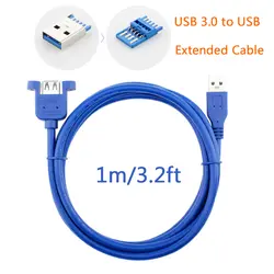 1,0 m Micro-B USB 3,0 короткий кабель для зарядки данных USB3.0 жесткий диск Быстрая скорость 3,0 удлинитель USB кабель цифровой кабель