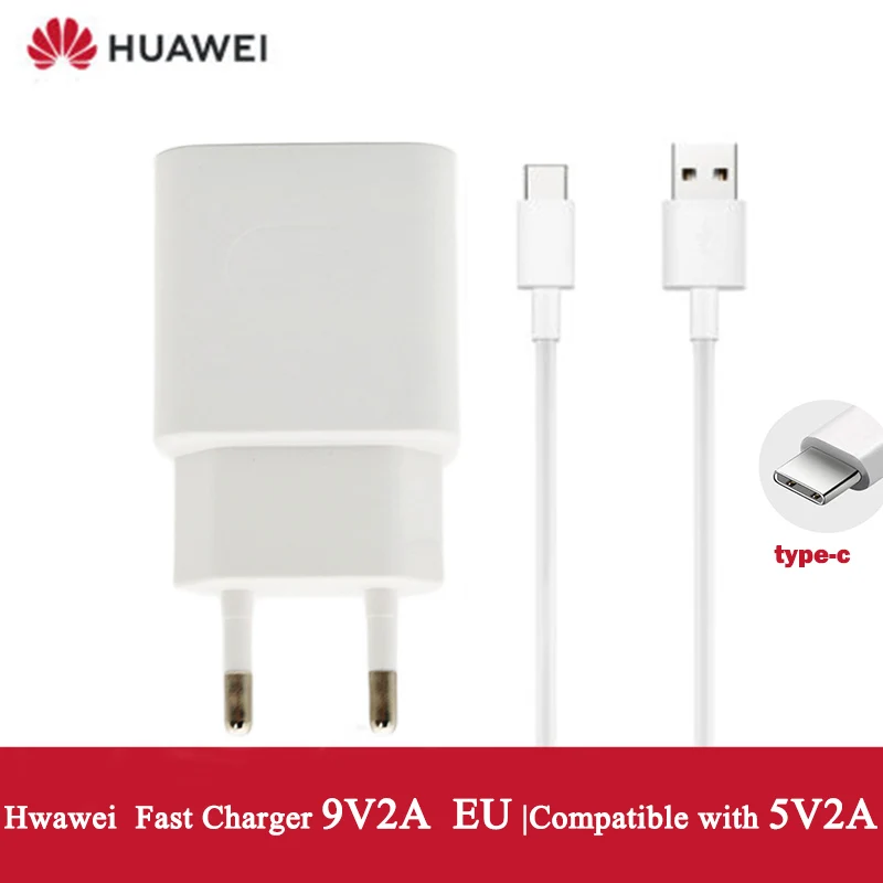 Зарядное устройство HUAWEI 9 В 2 А micro usb Type c для Huawei Honor nova 3 3e 4 5e p20 lite P9 P10 | Мобильные