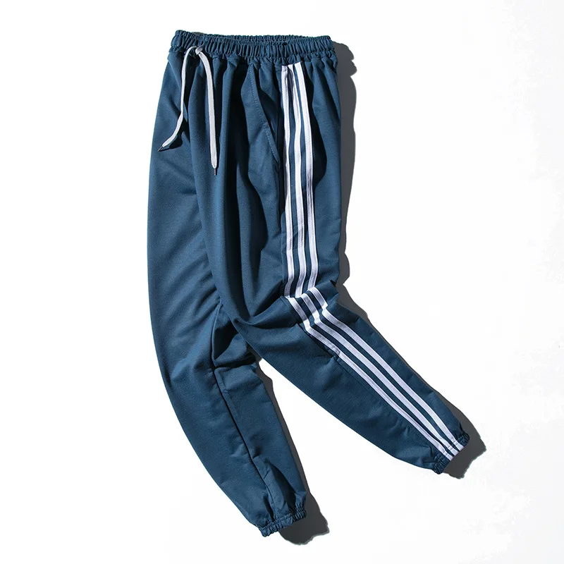 Лучевые повседневные штаны больших размеров мужские спортивные штаны-шаровары Студенческие подростковые закрывающие ноги Slim Fit Foreign Trade Cross Borde