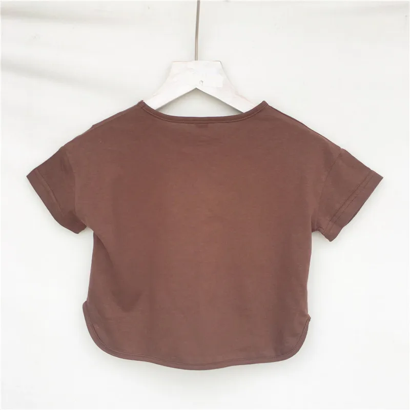 

2019 new uniform color T shirt black man and white 100% cotton shirt summer