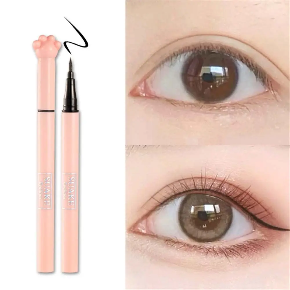 

Waterproof Long-lasting Eyeliner Sweat-proof Not Easy to Smudge Cat Claw Shape Liquid Eyeliner Pen Eyes Makeup Cosmetic Tools