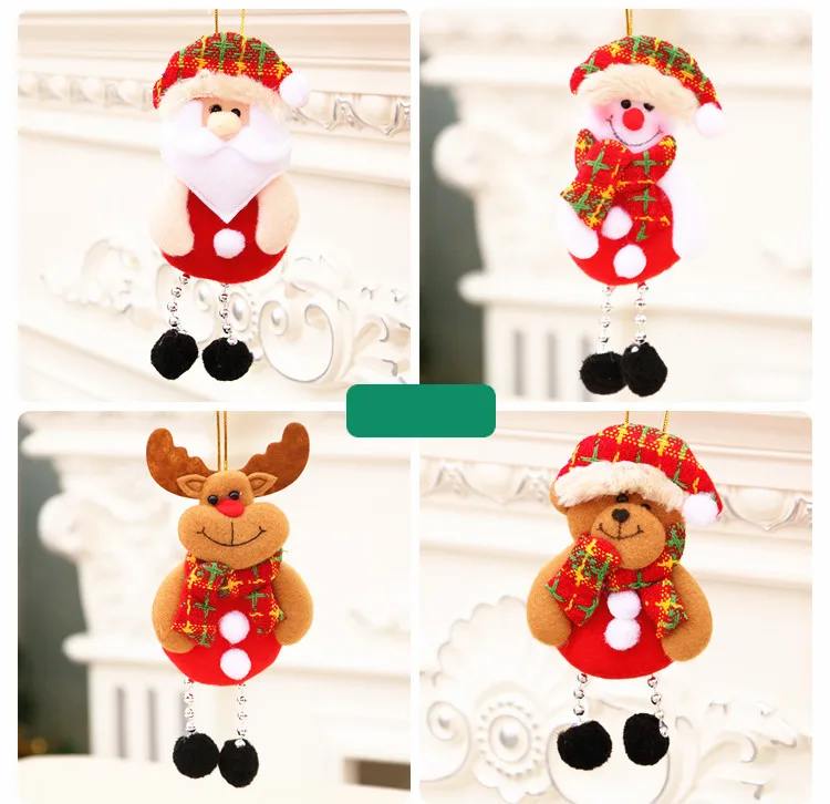 Санта Клаус рождественские украшения, Подвески Рождественская кукла в подарок дерево кулон рождественские украшения для дома