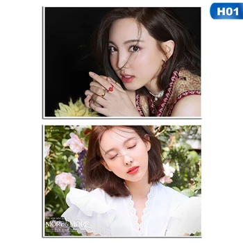 

2Pcs/Set Kpop TWICE New Album MORE & MORE Poster Adhesive Paiting For Fans Collection Stationery Gift