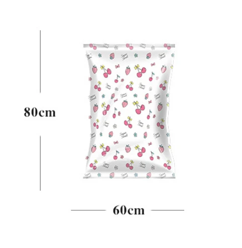 60 X 80 CM Вакуумная насосная компрессионная сумка стеганая одежда отделка сумка для хранения Экономия пространства - Цвет: 60 X 80 CM