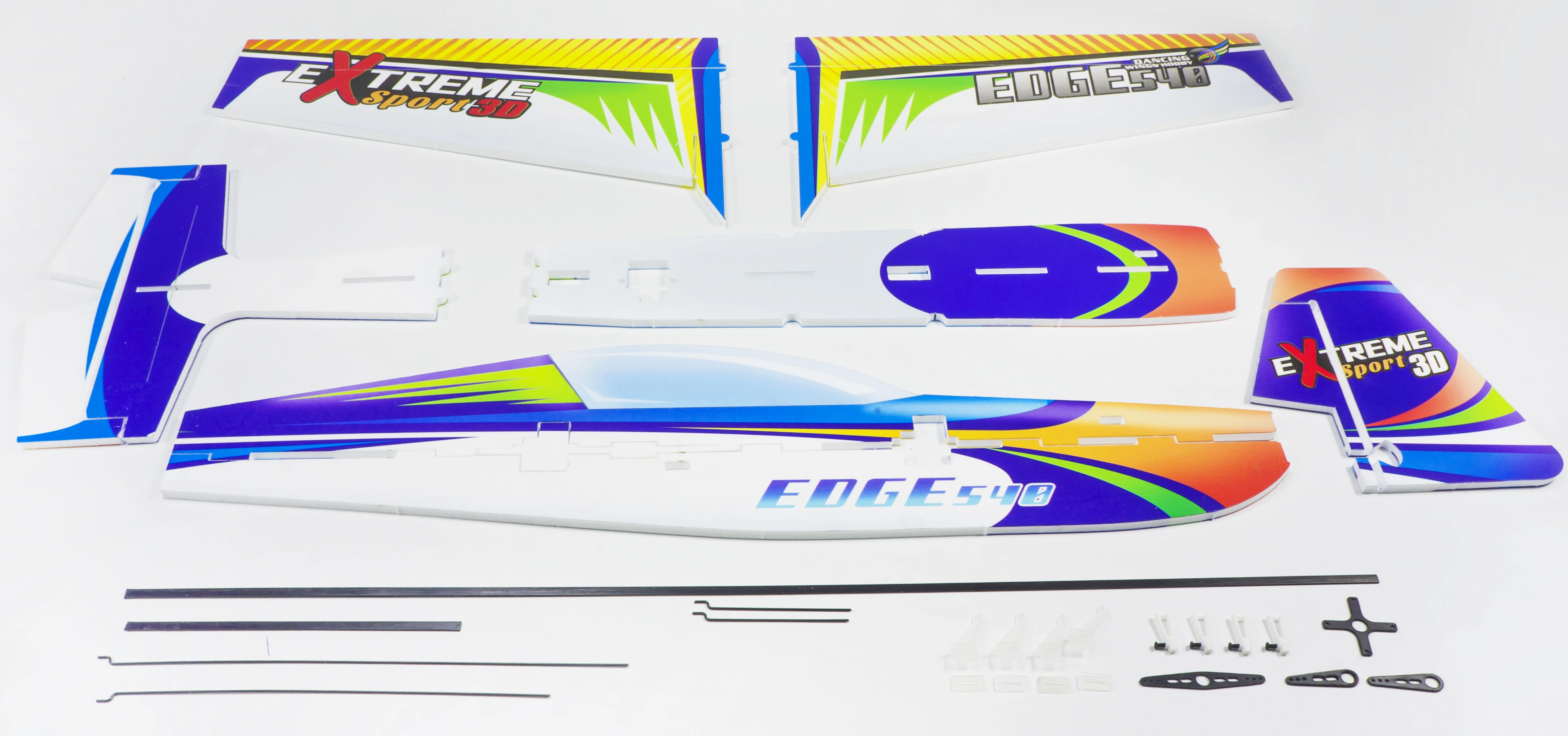 AEO 710mm 날개폭 EDGE540 PP 3D RC 비행기 E27 에어로바틱 스턴트 비행기 브러시리스 모터 10-15A ESC 4채널 무선 조종 포함