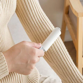 

Creative Portable Fast Fit Sticky Roller Lint Fluff Pet Hair Remover Mini Travel Roller Household Cleaning Tools