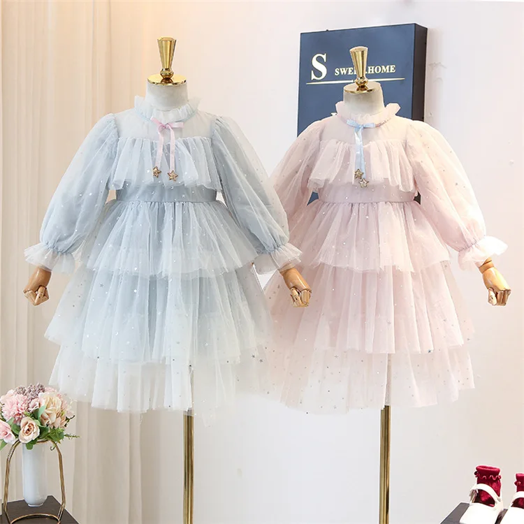 5375 платье-пачка принцессы с блестками для маленьких девочек Новинка года; сезон весна; вечерние платья для девочек на свадьбу и Пасху; ; детская одежда