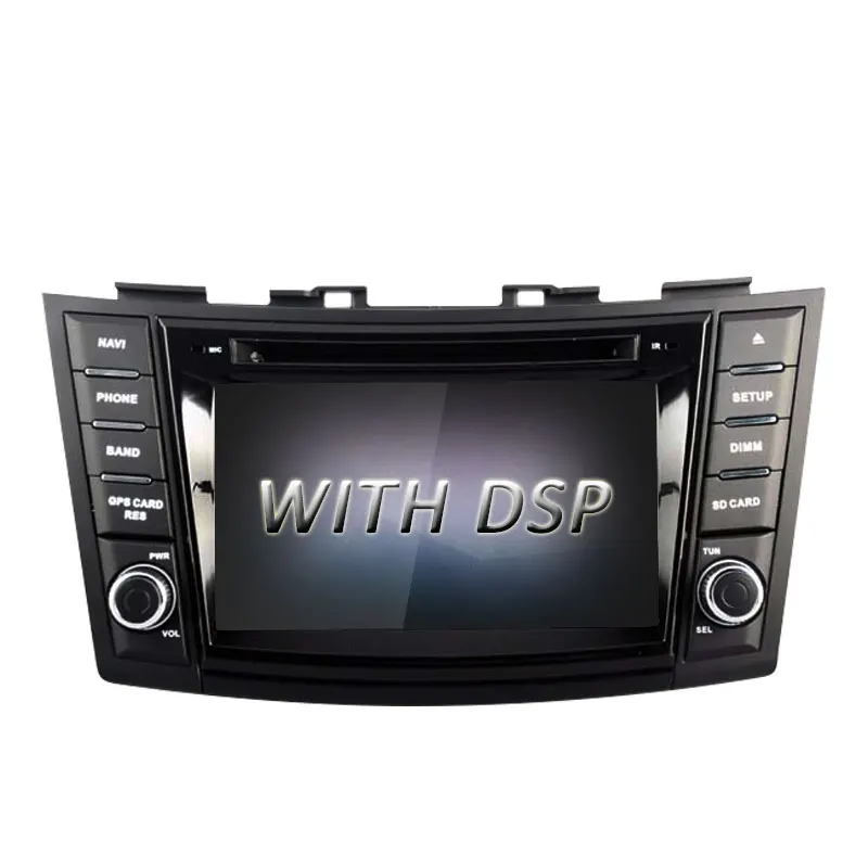 WITH DSP LJDA Android 9,0 автомобильный dvd-плеер для SUZUKI SWIFT 2011 2012 2013- gps Навигация стерео 2 Din автомагнитола 4G+ 64G Мультимедиа DSP - Цвет: WITH DSP