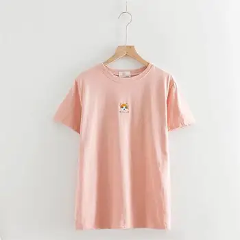 

2018 Summer Loose Short Sleeved O-neck Casual Clothing Fashion Printed Women t shirts