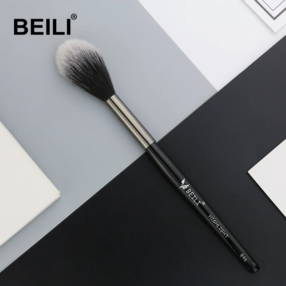 BEILI 1 шт. синтетические волосы для наращивания Румяна Кисть для макияжа длинная ручка Одиночная Кисть для макияжа 846 #
