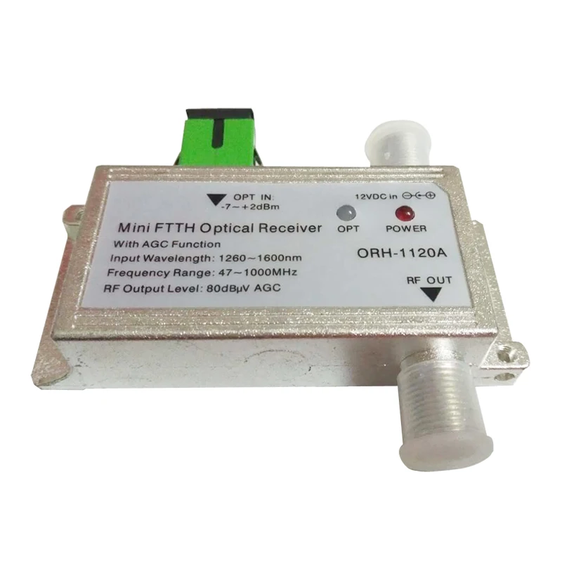 CATV FTTH оптический узел приемник ORH 1120A 1310 нм и активный AGC МОДЕЛЬ 47 1000 МГц такая же
