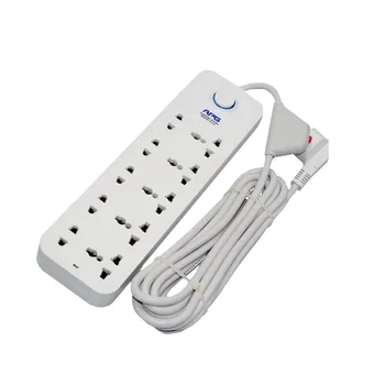 

Power Strip Surge Protector 10AC Outlets EU UK AU Plug Adapter Socket Electrical Extension Sockets 2.5/5M Cable Power Switch