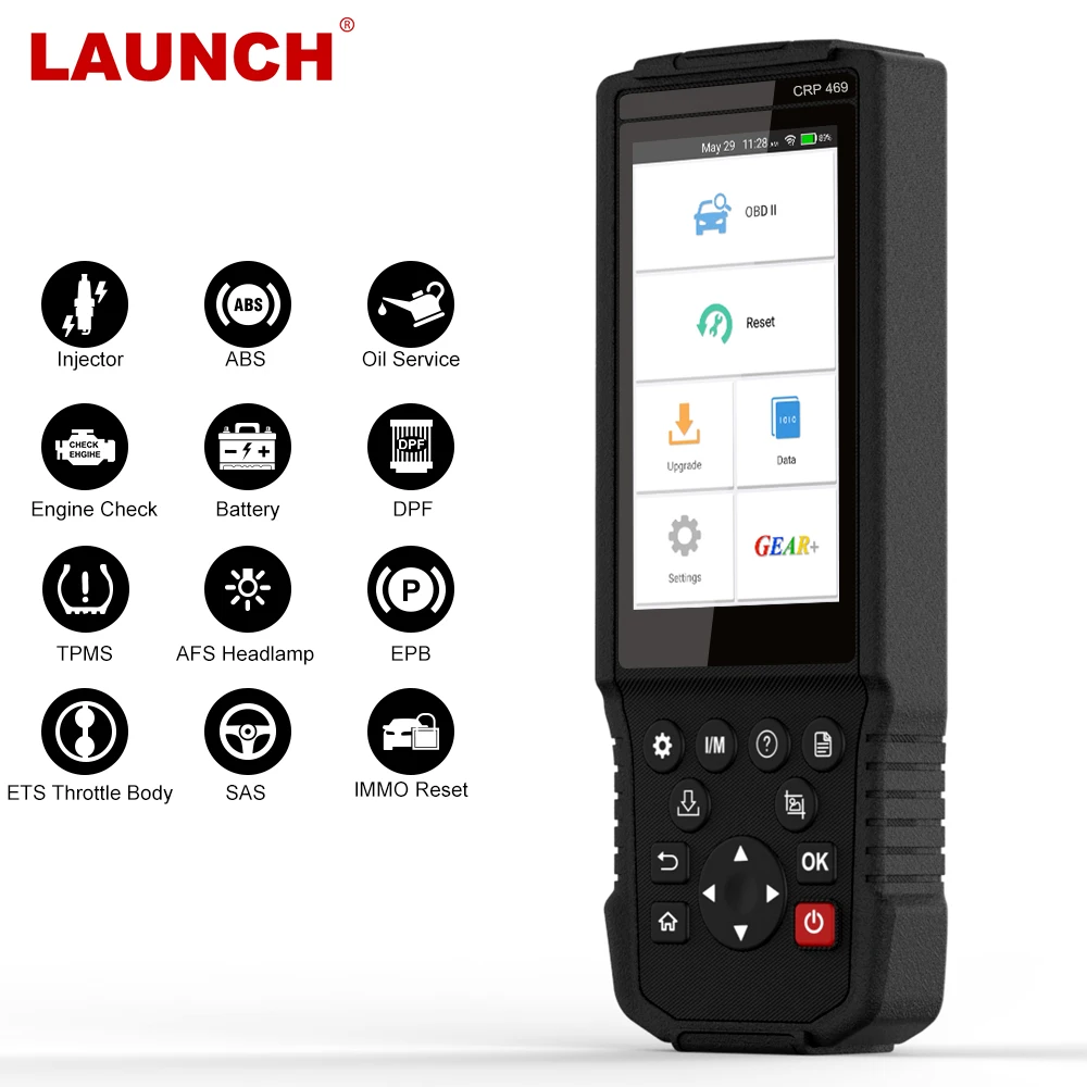 

Launch X431 CRP469 WIFI OBD2 Automotive Scanner ABS EPB DPF TPMS Reset Key Programming OBD 2 Auto Diagnostics Car Code Reader