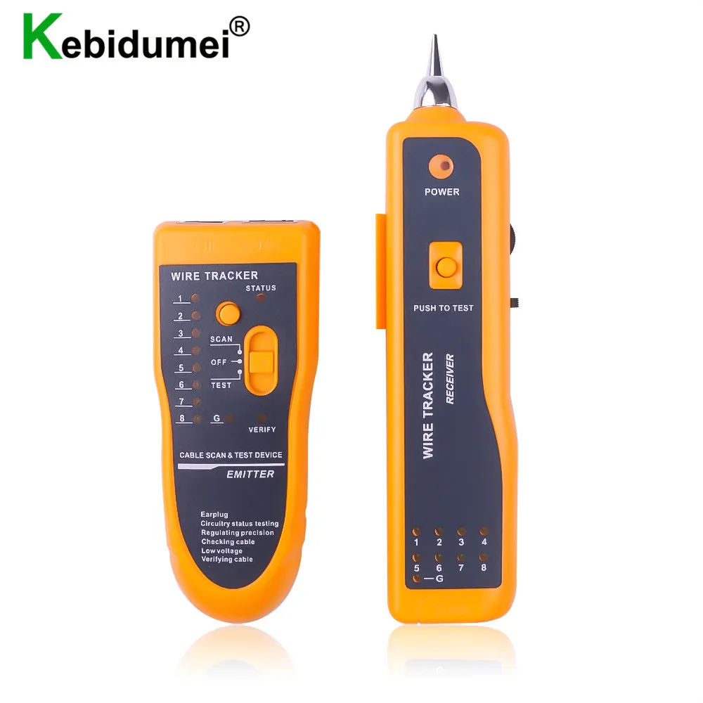 Сетевой кабель Cat5 Cat6 RJ45 трекер телефон Провода Tracer тонер Ethernet LAN Кабельный тестер